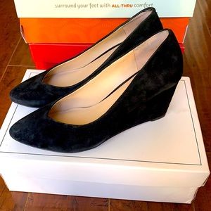 Black pumps /wedge size 6